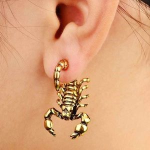 Gold Scorpion Earrings